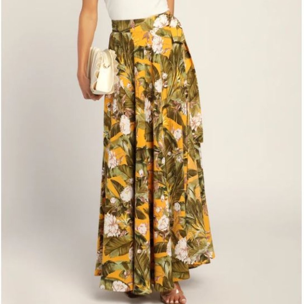 NEW Lulu's Away to the Islands Wrap Skirt